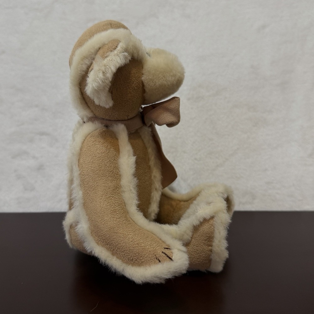 Bath & Body Works Teddy Bear Gingerbread Plush Collectible Shelf Sitter Stiff - Picture 4 of 9